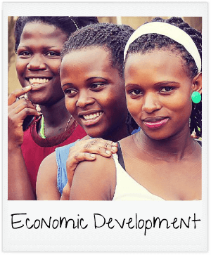 economic development - 3 happy women